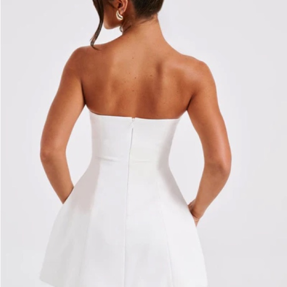 White Mini Dress - Picture 2 of 4